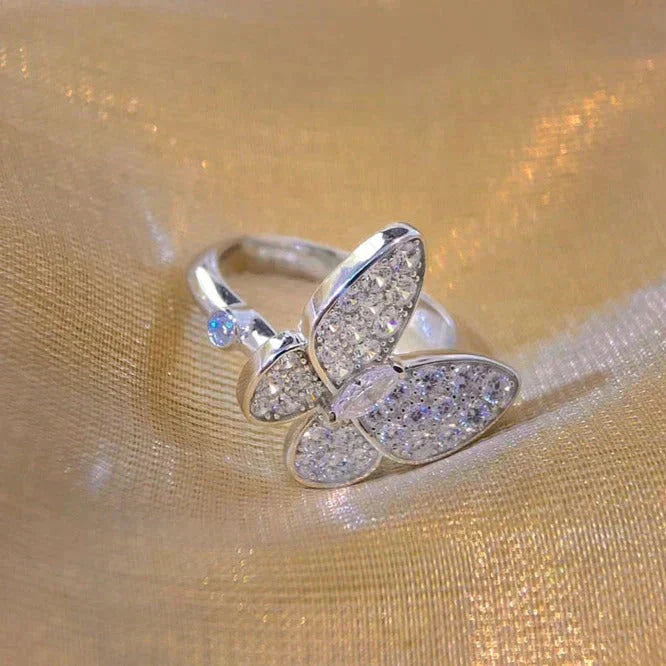 [Perla Lux]BUTTERFLY DIAMOND RING