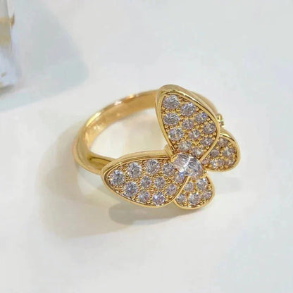 [Perla Lux]BUTTERFLY DIAMOND RING