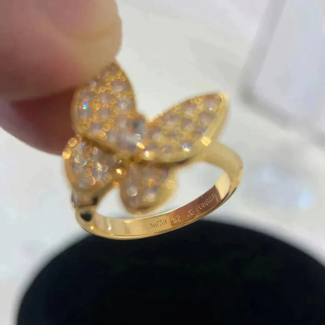 [Perla Lux]BUTTERFLY DIAMOND RING