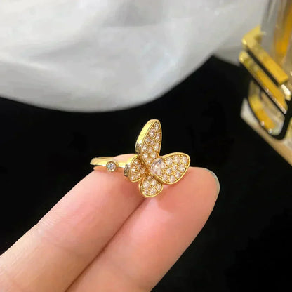 [Perla Lux]BUTTERFLY DIAMOND RING