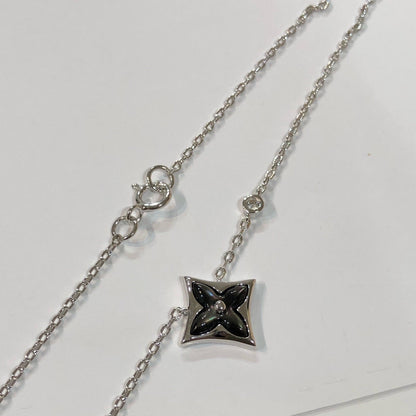 [Perla Lux]STAR BLACK MOP NECKLACE