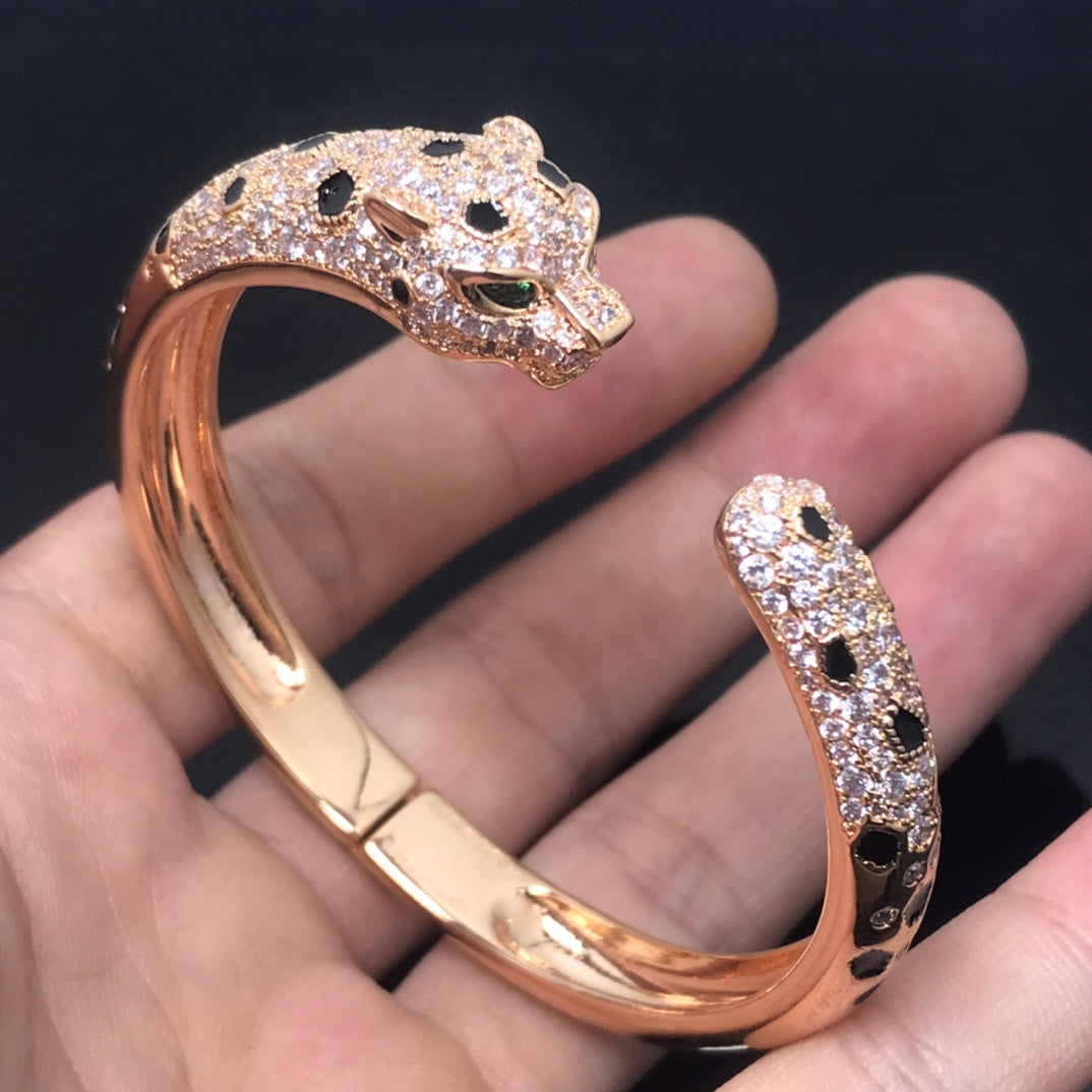 [Perla Lux]PANTHERE BIG BRACELET DIAMONDS