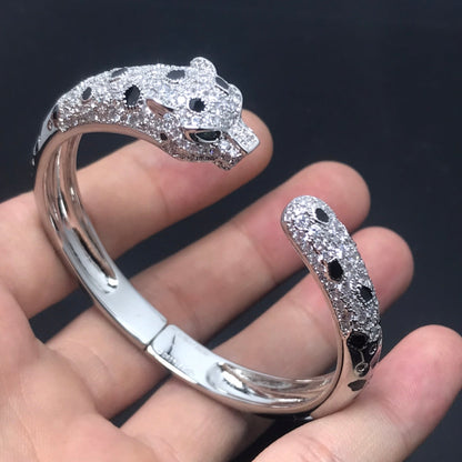[Perla Lux]PANTHERE BIG BRACELET DIAMONDS
