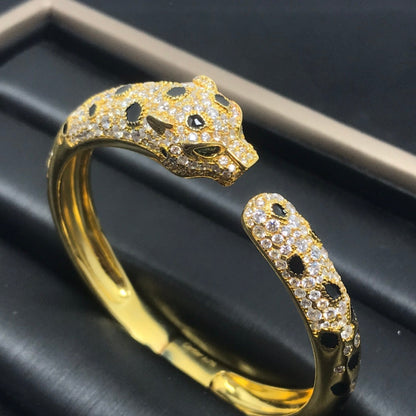 [Perla Lux]PANTHERE BIG BRACELET DIAMONDS