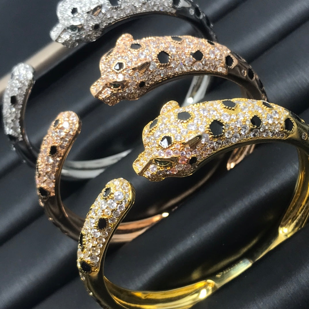 [Perla Lux]PANTHERE BIG BRACELET DIAMONDS