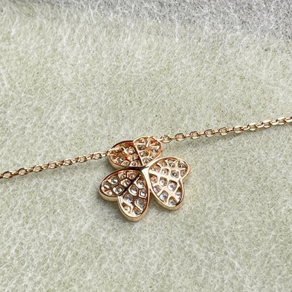 [Perla Lux]FLOWER DIAMOND NECKLACE
