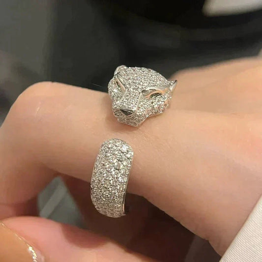 [Perla Lux]PANTHERE 5.5MM ALL DIAMOND RING