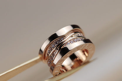 [Perla Lux]ZERO 1 PINK GOLD DIAMOND NECKLACE