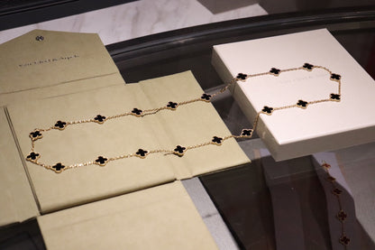 [Perla Lux]CLOVER 20 MOTIFS ONYX ROSE GOLD
