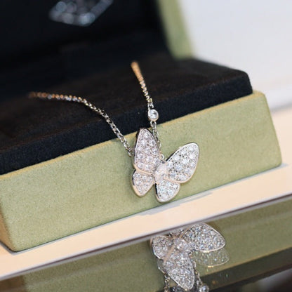 [Perla Lux]BUTTERFLY DIAMOND NECKLACE