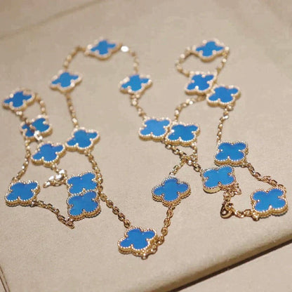 [Perla Lux]CLOVER 20 MOTIFS TURQUOISE GOLD