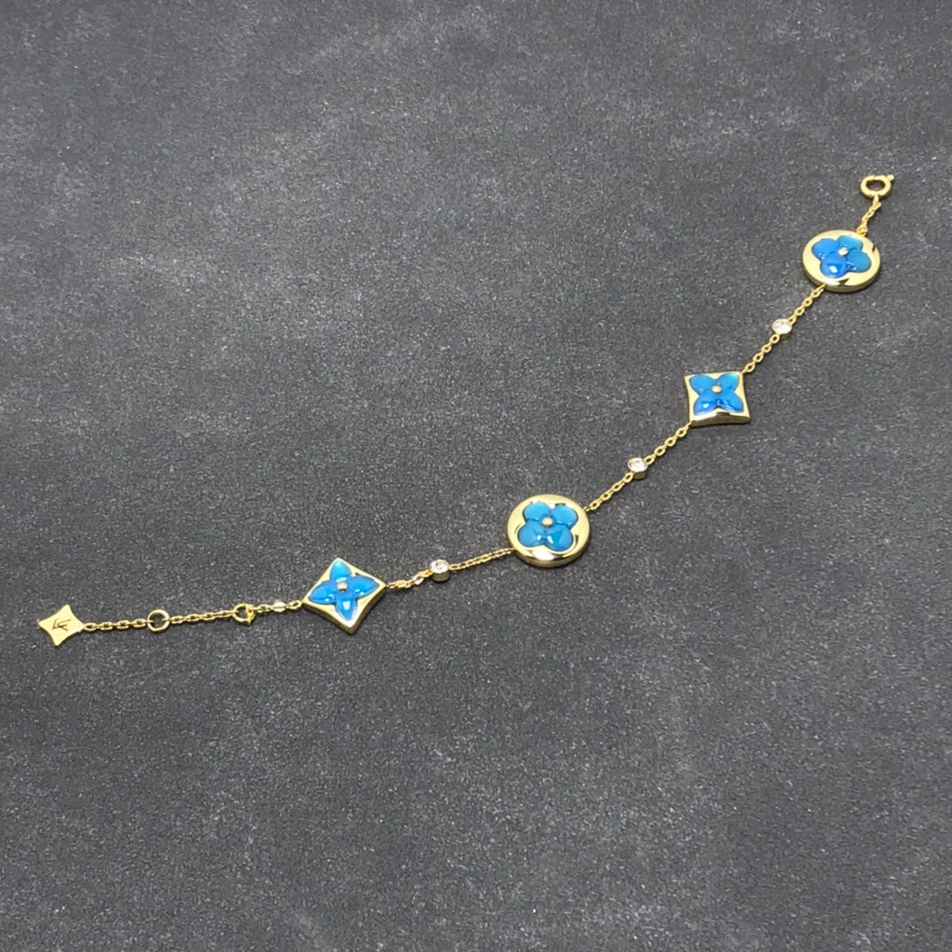 [Perla Lux]STAR AND SUN TURQUOISE 4 MOTIFS 3 DIAMONDS