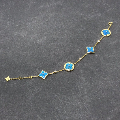[Perla Lux]STAR AND SUN TURQUOISE 4 MOTIFS 3 DIAMONDS