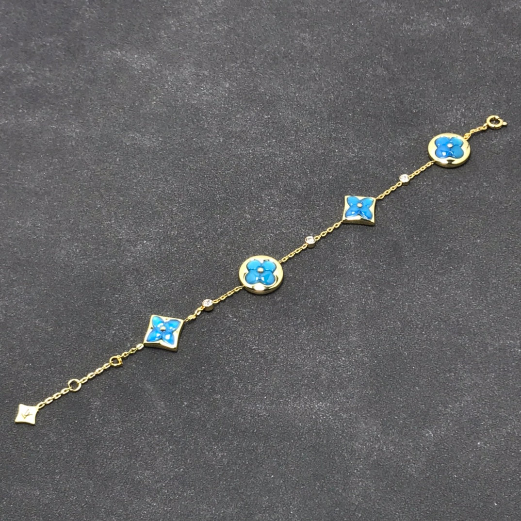 [Perla Lux]STAR AND SUN TURQUOISE 4 MOTIFS 3 DIAMONDS