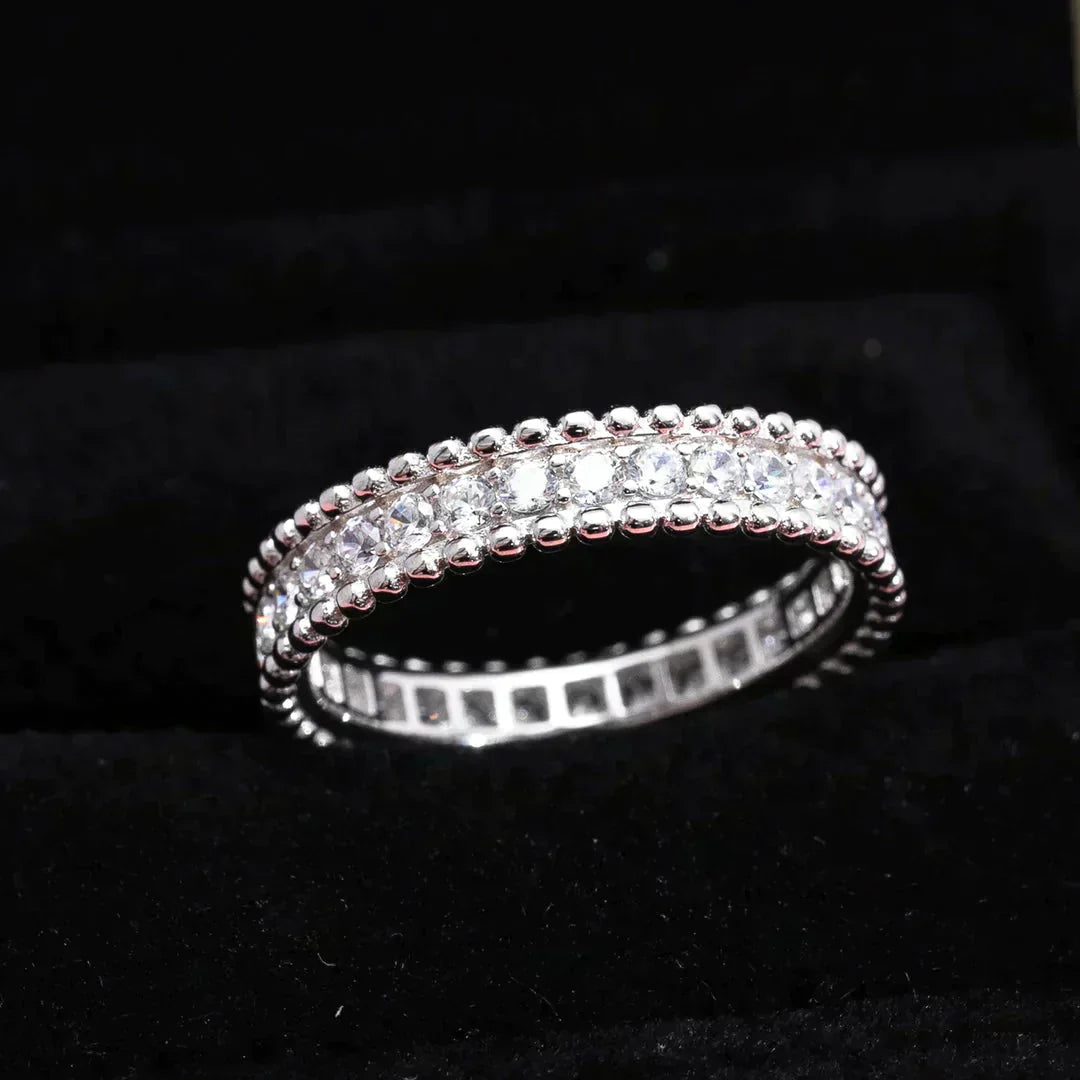 [Perla Lux]PERLEE DIAMOND SILVER RING