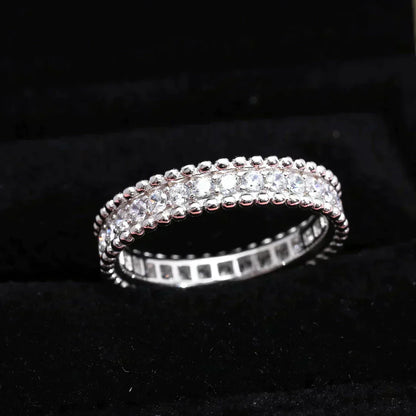 [Perla Lux]PERLEE DIAMOND SILVER RING
