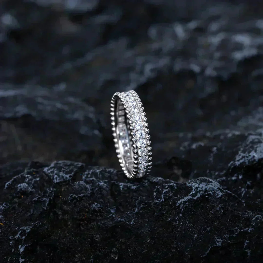 [Perla Lux]PERLEE DIAMOND SILVER RING
