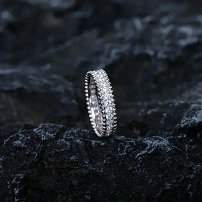 [Perla Lux]PERLEE DIAMOND SILVER RING