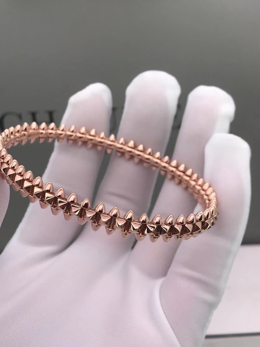 [Perla Lux]CLASH PINK GOLD BRACELET