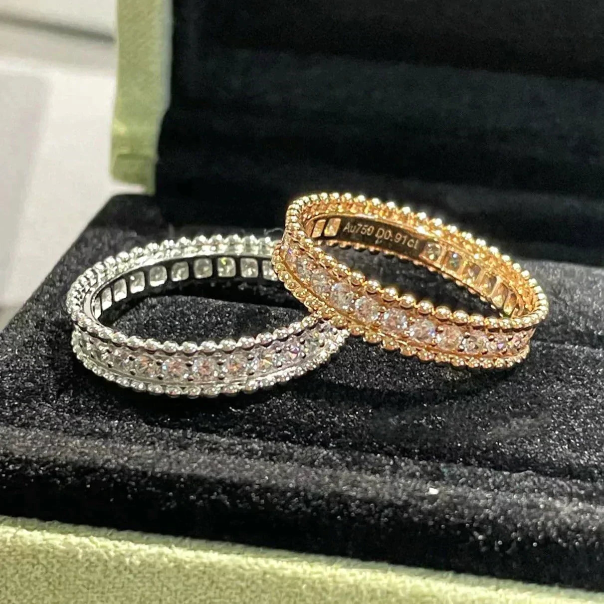 [Perla Lux]PERLEE DIAMOND ROSE GOLD RING