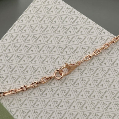 [Perla Lux]LUCKY SPRING 15 MOTIFS ROSE GOLD NECKLACE