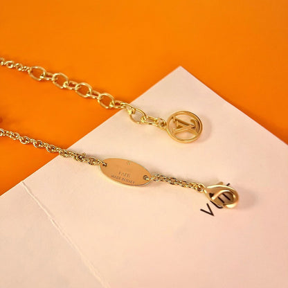[Perla Lux]LOGO STAR MOTIF GOLD BRACELET