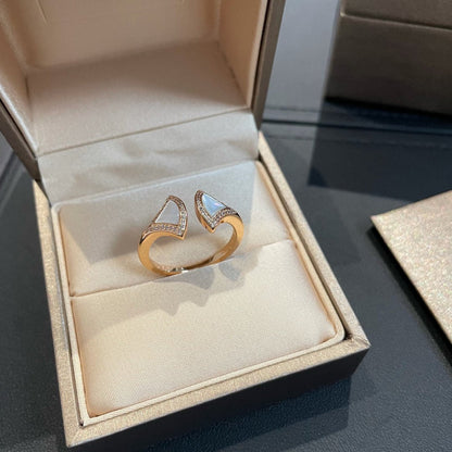 [Perla Lux]DREAM MOP DIAMOND OPEN RING