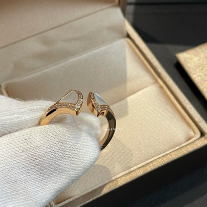 [Perla Lux]DREAM MOP DIAMOND OPEN RING