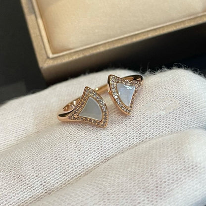 [Perla Lux]DREAM MOP DIAMOND OPEN RING