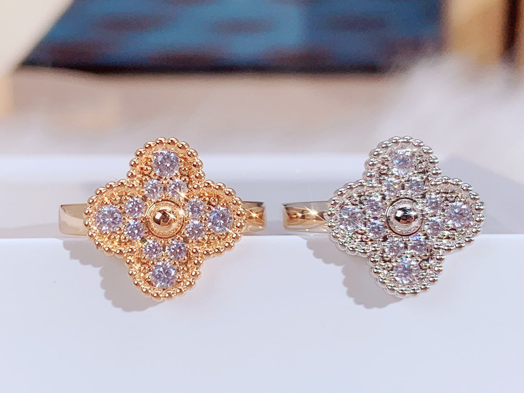 [Perla Lux]CLOVER DIAMOND RING