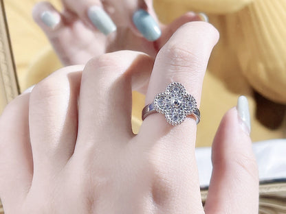 [Perla Lux]CLOVER DIAMOND RING