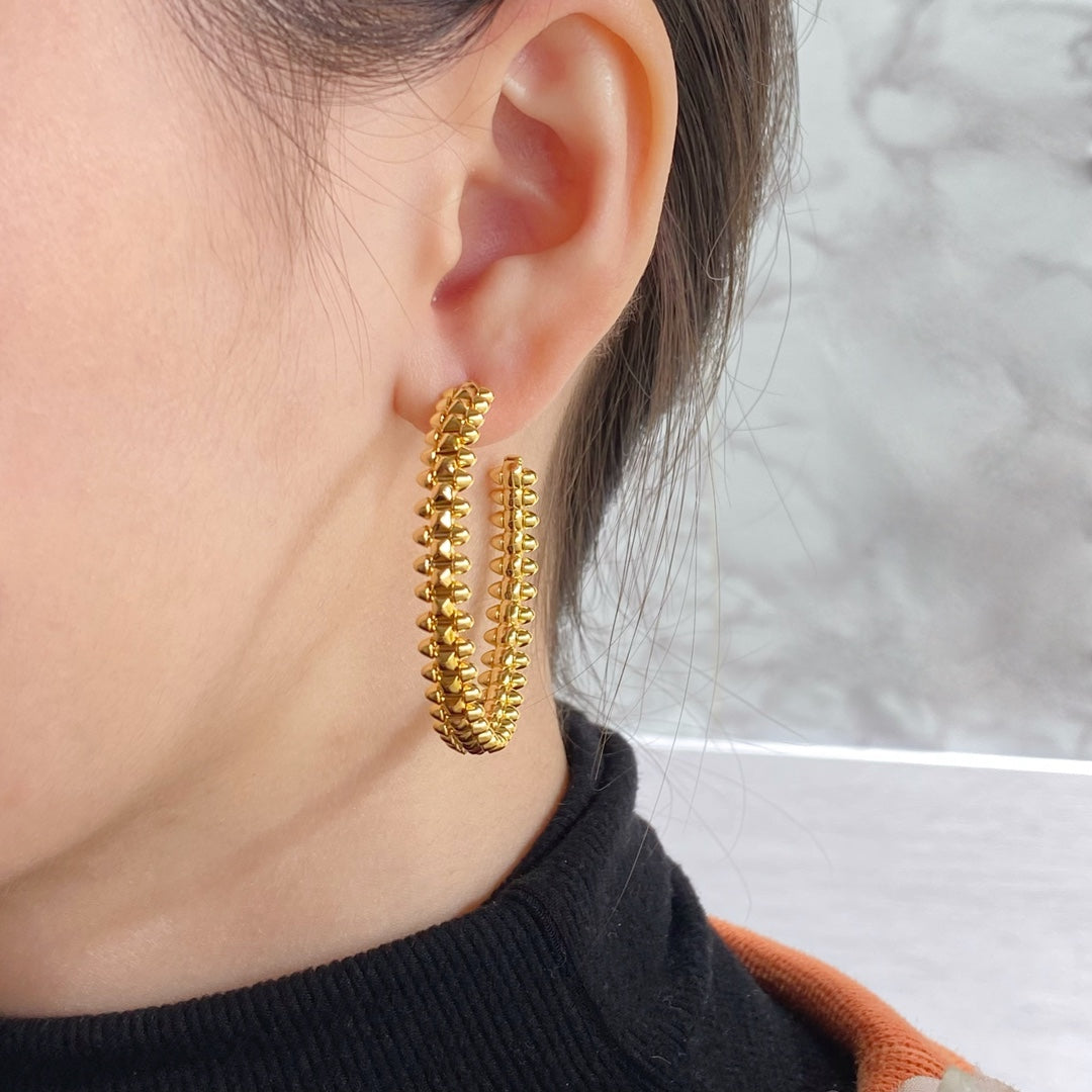 [Perla Lux]CLASH HOOP EARRINGS
