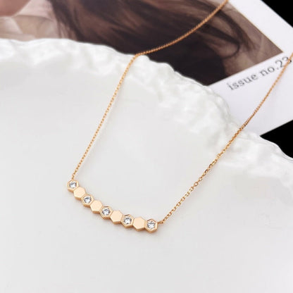 [Perla Lux]BEE MY LOVE DIAMOND NECKLACE