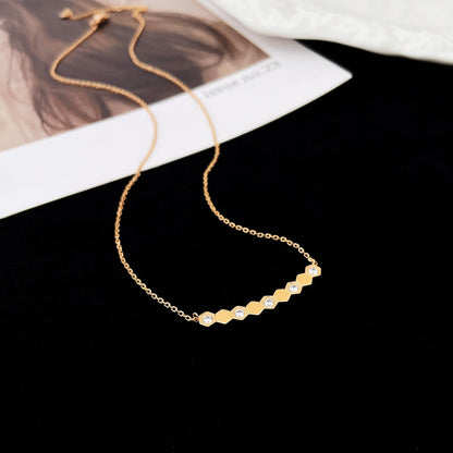 [Perla Lux]BEE MY LOVE DIAMOND NECKLACE
