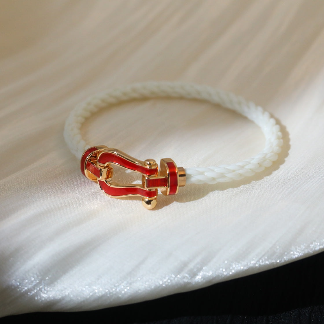 [Perla Lux]FORCE 10 WHITE TEXTILE DIAMOND PAVED