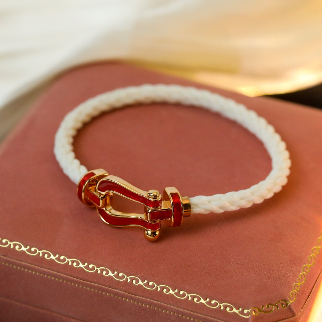 [Perla Lux]FORCE 10 WHITE TEXTILE DIAMOND PAVED