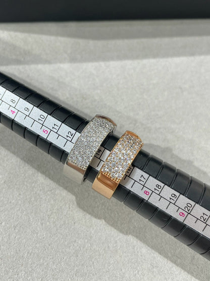 [Perla Lux]LIENS EVIDENCE  DIAMOND PAVED RING
