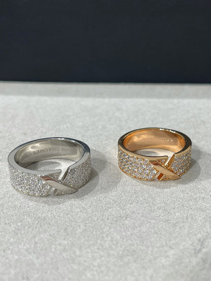 [Perla Lux]LIENS EVIDENCE  DIAMOND PAVED RING