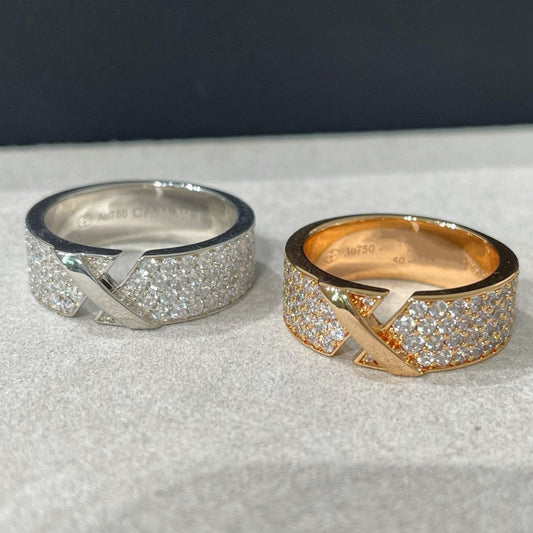 [Perla Lux]LIENS EVIDENCE  DIAMOND PAVED RING