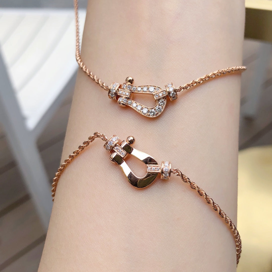[Perla Lux]FORCE 10 PINK GOLD DIAMOND NECKLACE