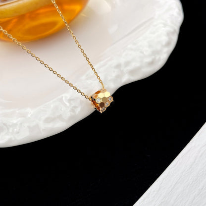 [Perla Lux]BEE MINI PEDANT DIAMOND NECKLACE