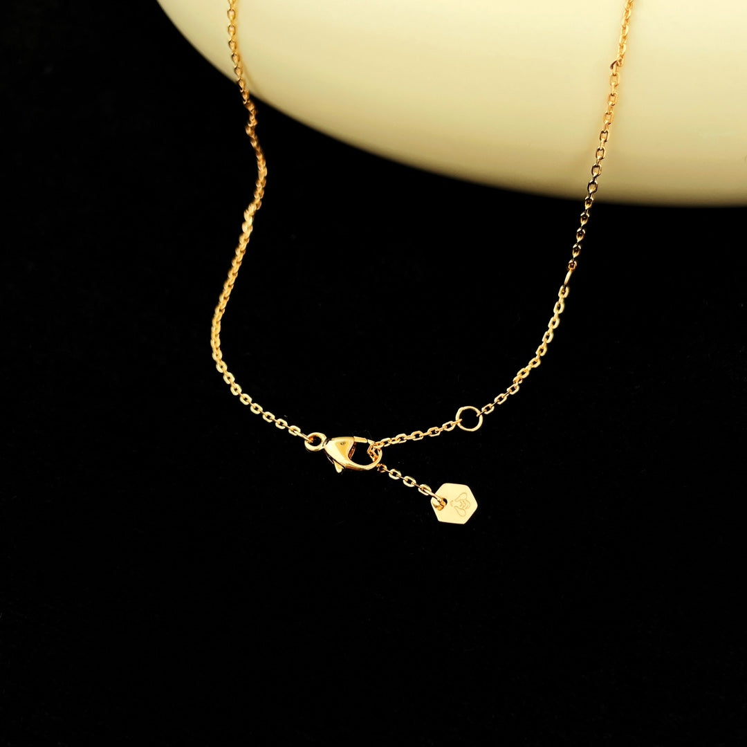 [Perla Lux]BEE MINI PEDANT DIAMOND NECKLACE