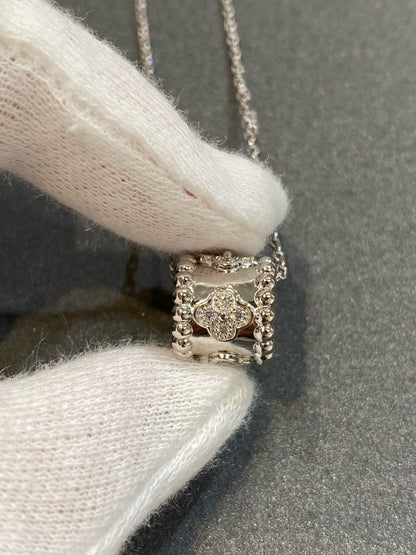 [Perla Lux]PERLEE PEDANT SIVLER DIAMOND NECKLACE