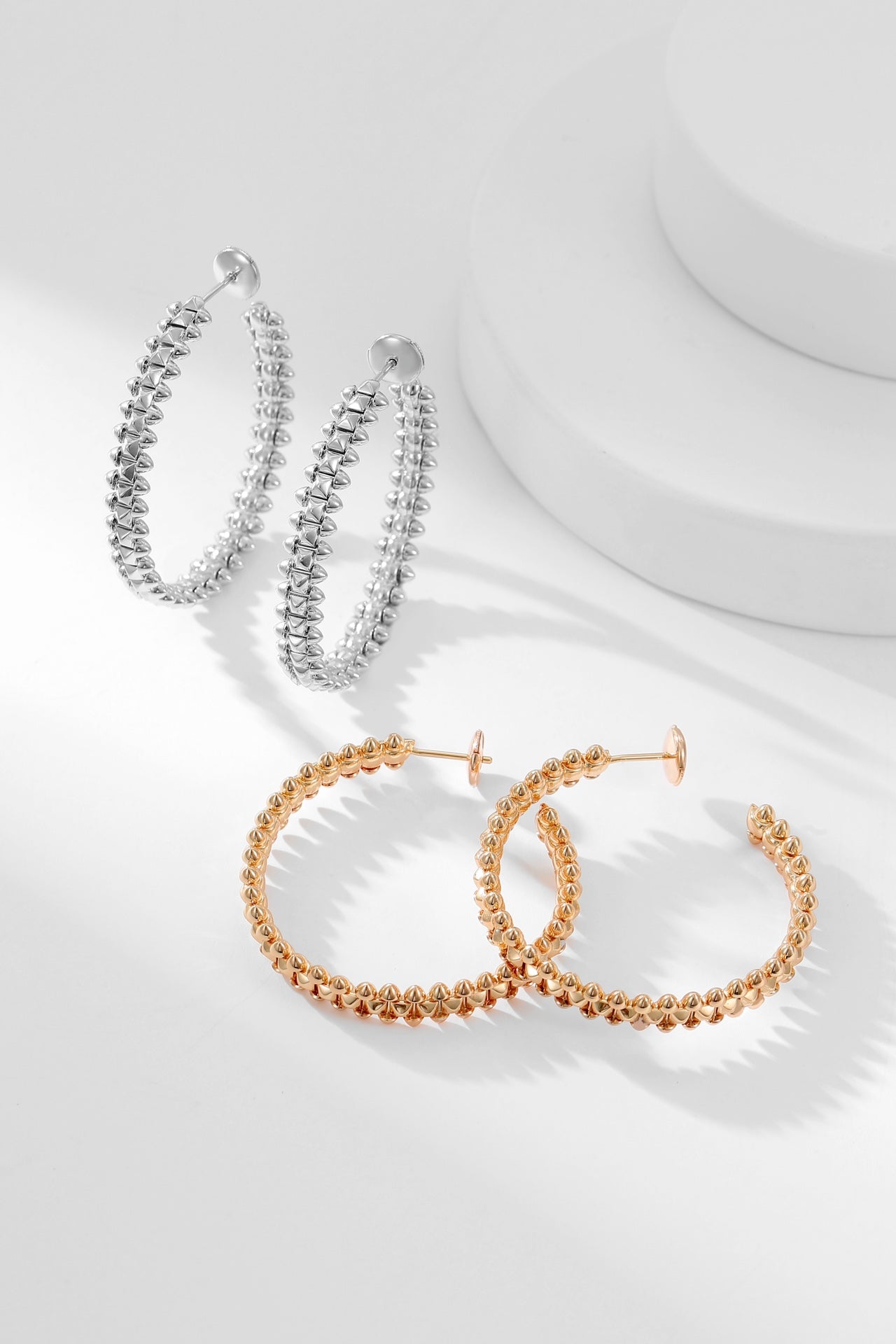 [Perla Lux]CLASH HOOP EARRINGS