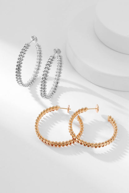 [Perla Lux]CLASH HOOP EARRINGS