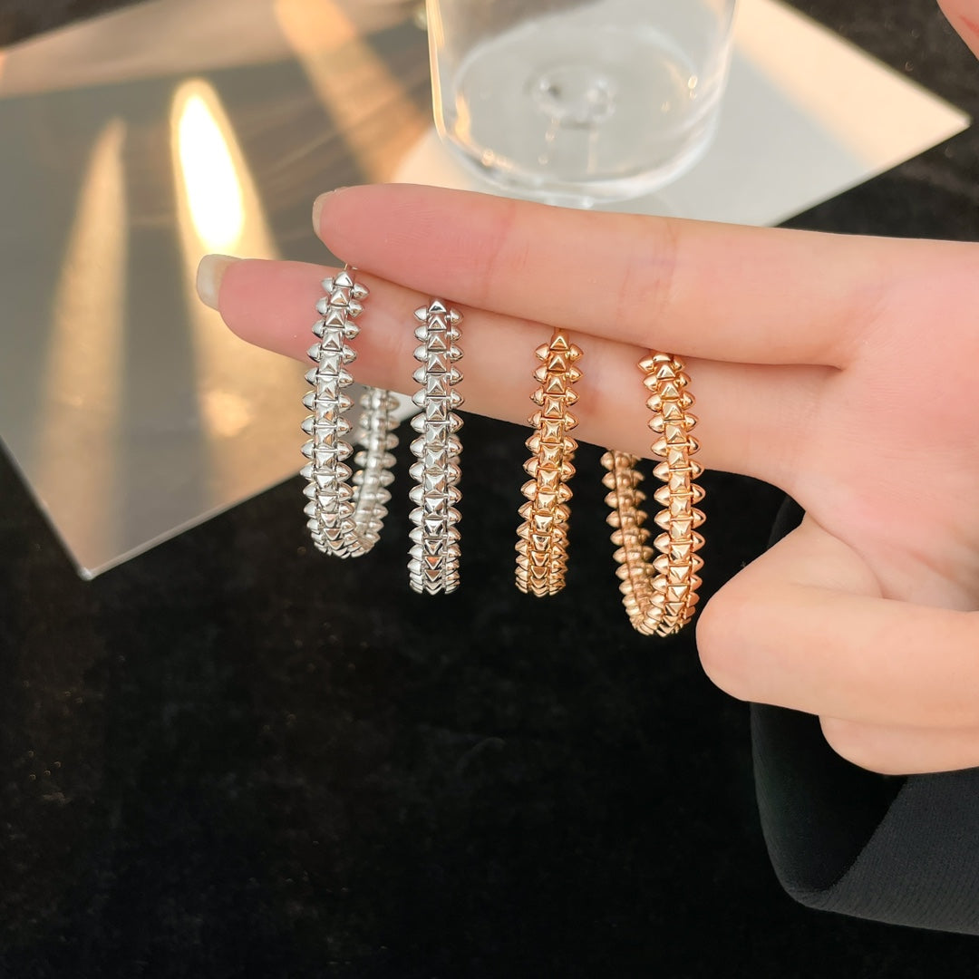 [Perla Lux]CLASH HOOP EARRINGS