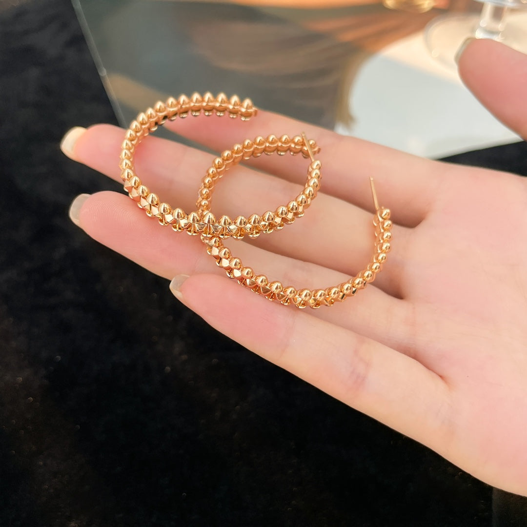 [Perla Lux]CLASH HOOP EARRINGS