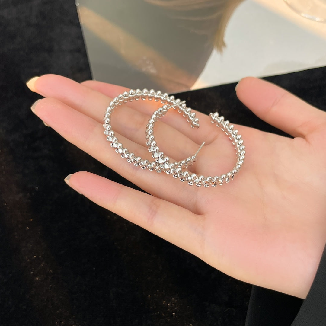 [Perla Lux]CLASH HOOP EARRINGS