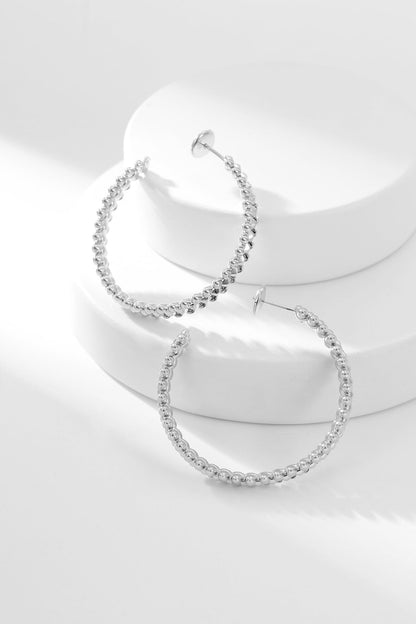 [Perla Lux]CLASH HOOP EARRINGS