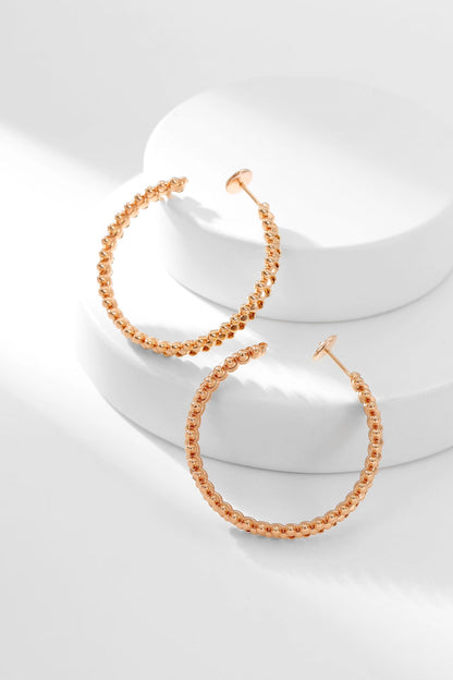 [Perla Lux]CLASH HOOP EARRINGS